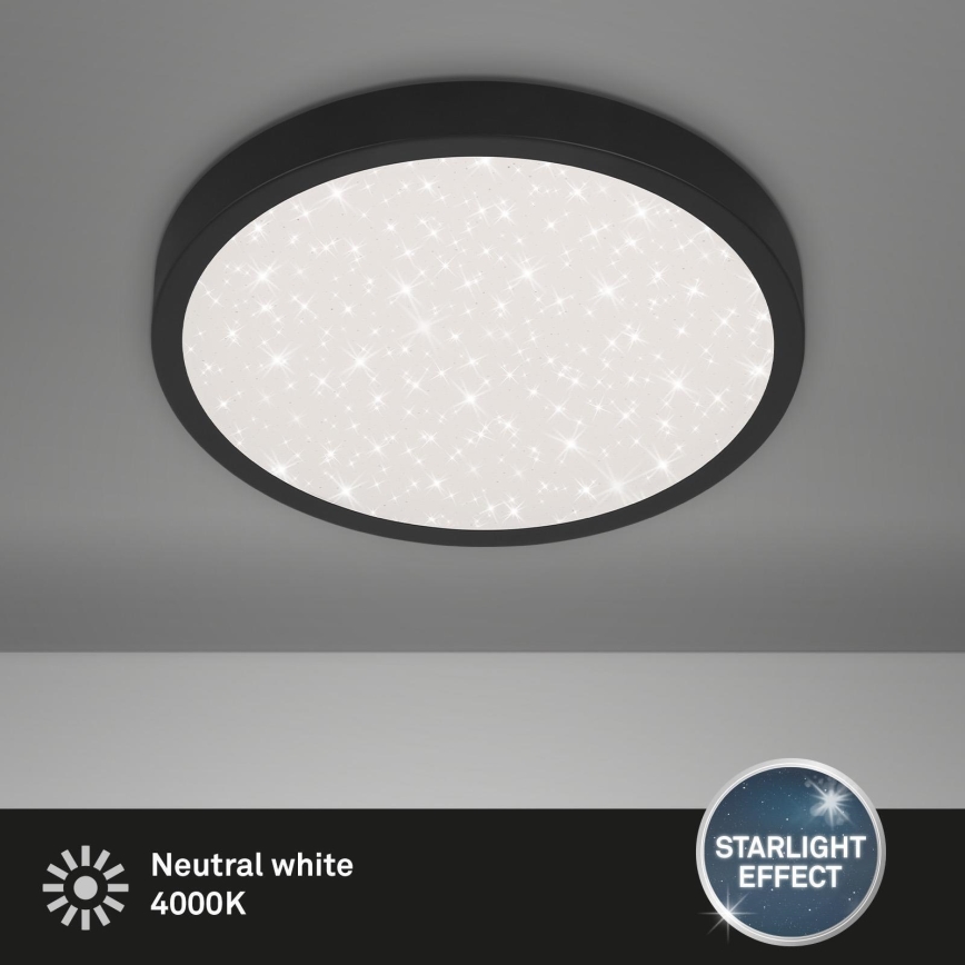 Briloner 3071-015 - LED Stropní svítidlo RUNA LED/24W/230V černá