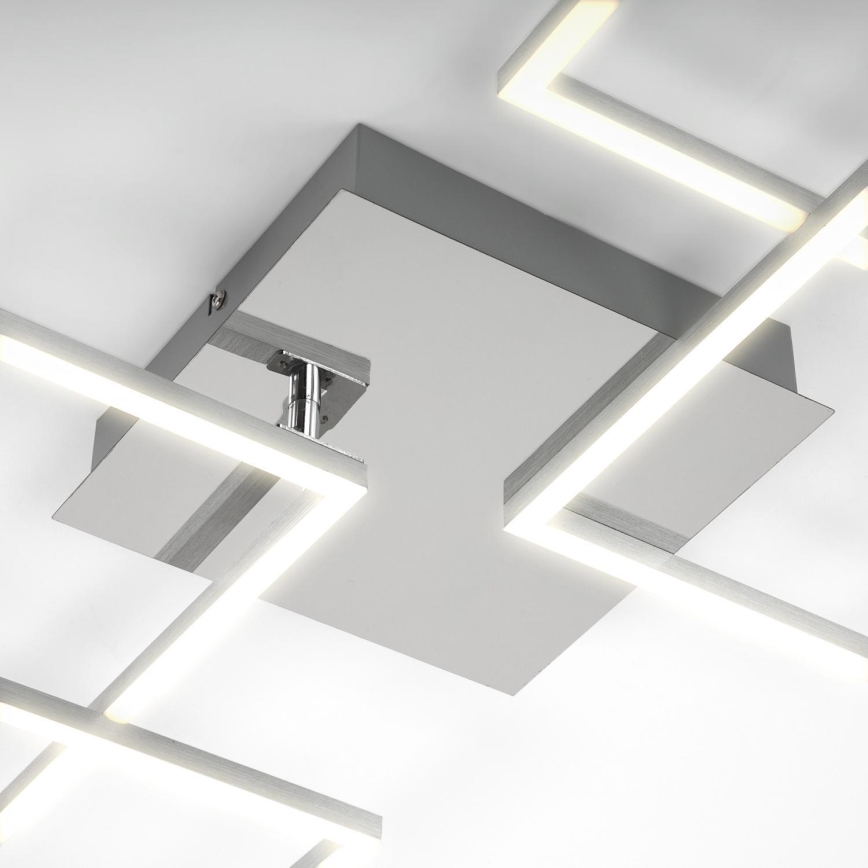 Briloner 3091-018 - LED Stmívatelné stropní svítidlo FRAME LED/30W/230V lesklý chrom