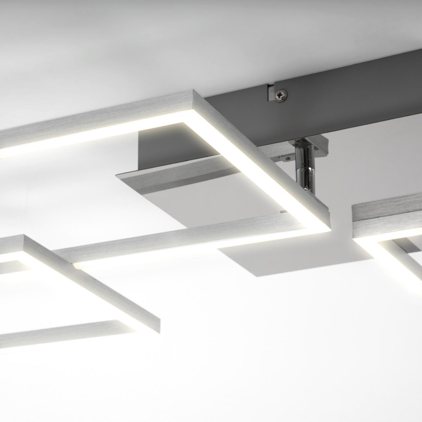Briloner 3091-018 - LED Stmívatelné stropní svítidlo FRAME LED/30W/230V lesklý chrom