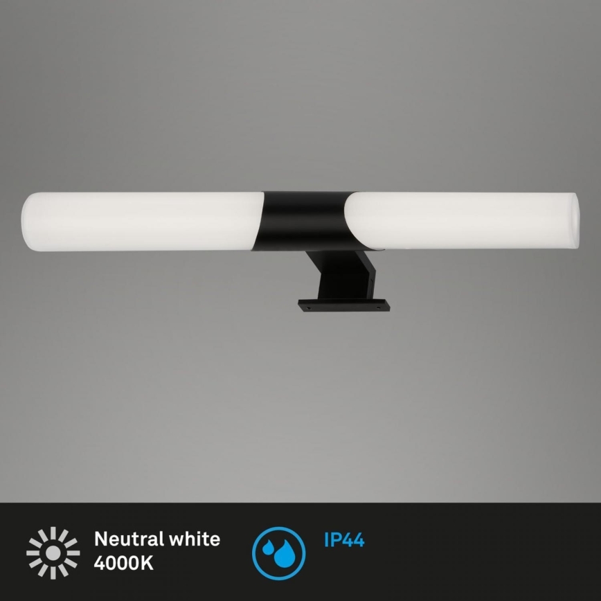 Briloner 3113-115 - LED Koupelnové osvětlení zrcadla LED/12W/230V IP44 47 cm černá