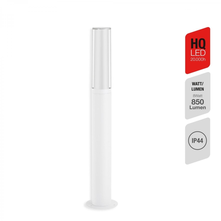 Briloner 311406TF - LED Venkovní lampa LED/8W/230V IP44 4000K 57 cm bílá
