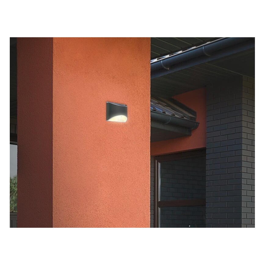 Briloner 3133015 - LED Solární nástěnné svítidlo LED/2W/3,7V IP44 3000K