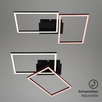 Briloner 3149-018 - LED Stmívatelný přisazený lustr FRAME 2xLED/15W/230V + dálkové ovládání