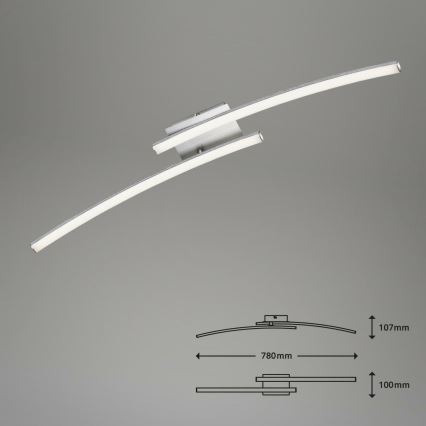 Briloner 3164-029 - LED Přisazený lustr GO 2xLED/9W/230V