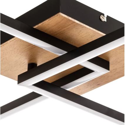 Briloner 3210-014 - LED Stmívatelné stropní svítidlo FRAME 2xLED/11W/230V hnědá