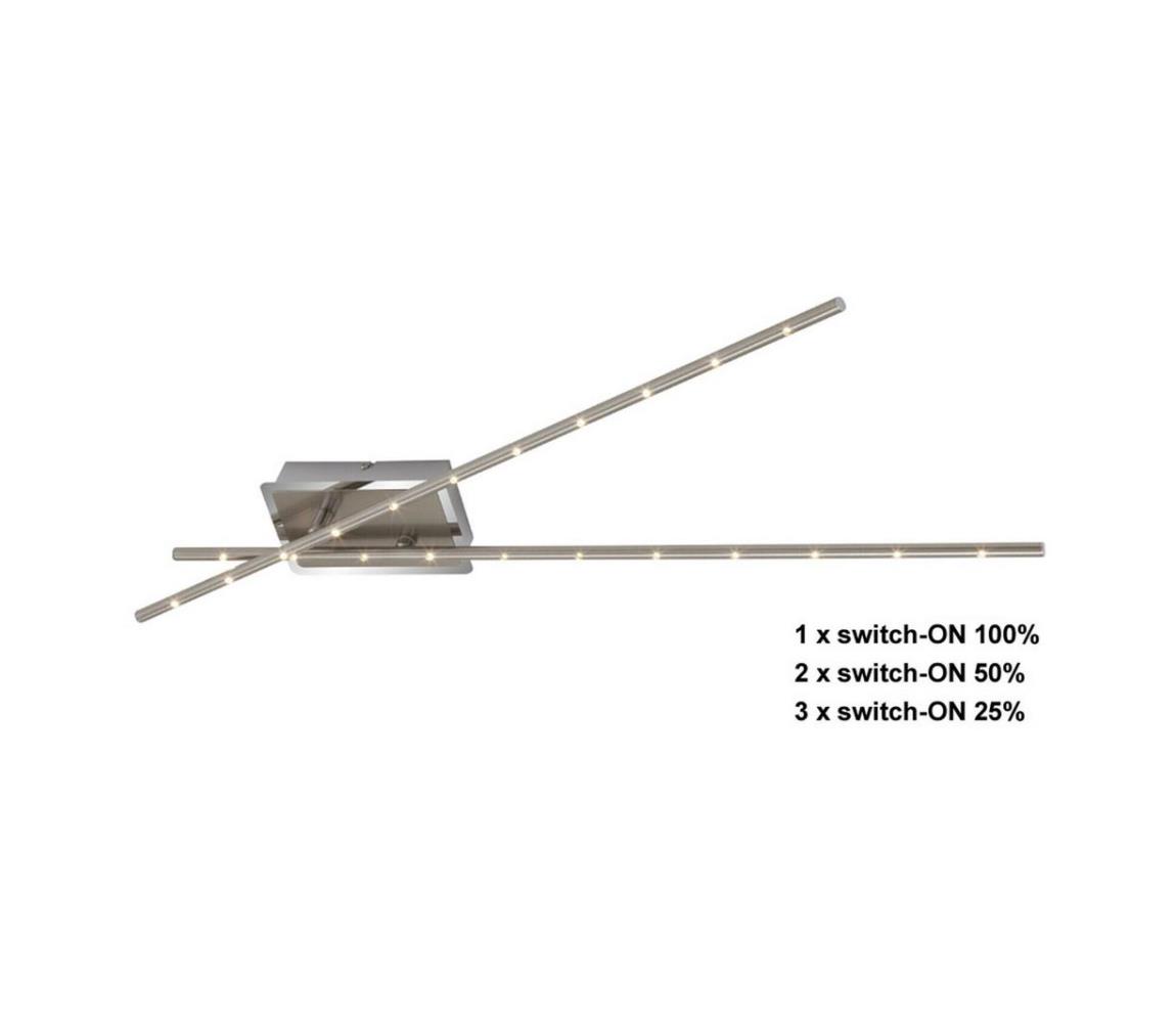 Briloner Briloner 3252-022 - LED Stmívatelné stropní svítidlo TEMPALTE 2xLED/11W/230V BL0727