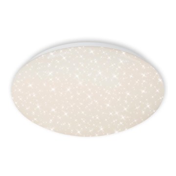 Briloner 3373-016 - LED Stmívatelné stropní svítidlo STARRY LED/15W/230V 3000-6500K pr. 28 cm bílá + dálkové ovládání