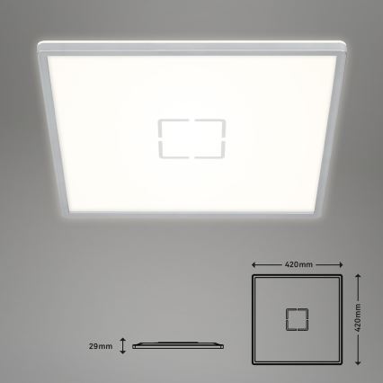 Briloner 3393-014 - LED Stropní svítidlo FREE LED/22W/230V 42x42 cm