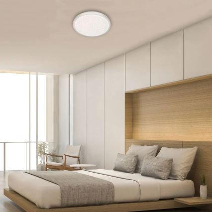 Briloner 3412-016 - LED Stmívatelné stropní svítidlo STAR SKY LED/24W/230V 3000/4000/6000K pr. 39 cm + dálkové ovládání