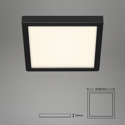 Briloner 3467-415 - LED Stropní svítidlo FIRE LED/21W/230V 30x30 cm