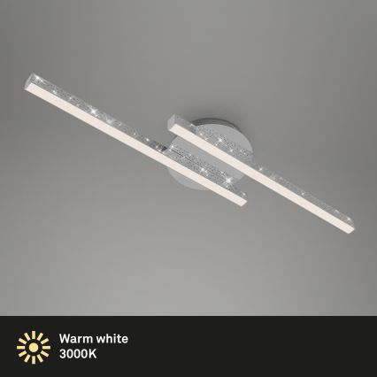 Briloner 3517-028 - LED Přisazený lustr REY 2xLED/6W/230V lesklý chrom