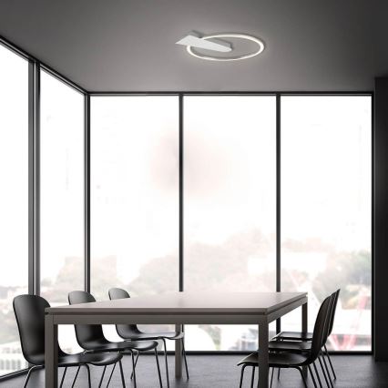 Briloner 3542-018 - LED Stmívatelné stropní svítidlo NICO LED/12W/230V matný chrom