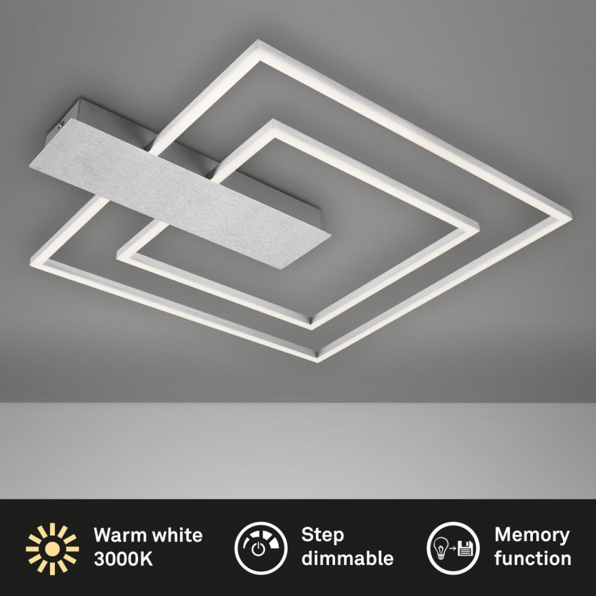 Briloner 3545-018 - LED Stmívatelné stropní svítidlo NICO LED/25W/230V matný chrom