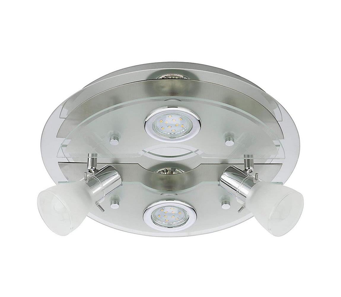 Briloner Briloner 3560-042 - LED Stropní bodové svítidlo VASO 2xGU10/3W + 2xE14/3,2W/230V 