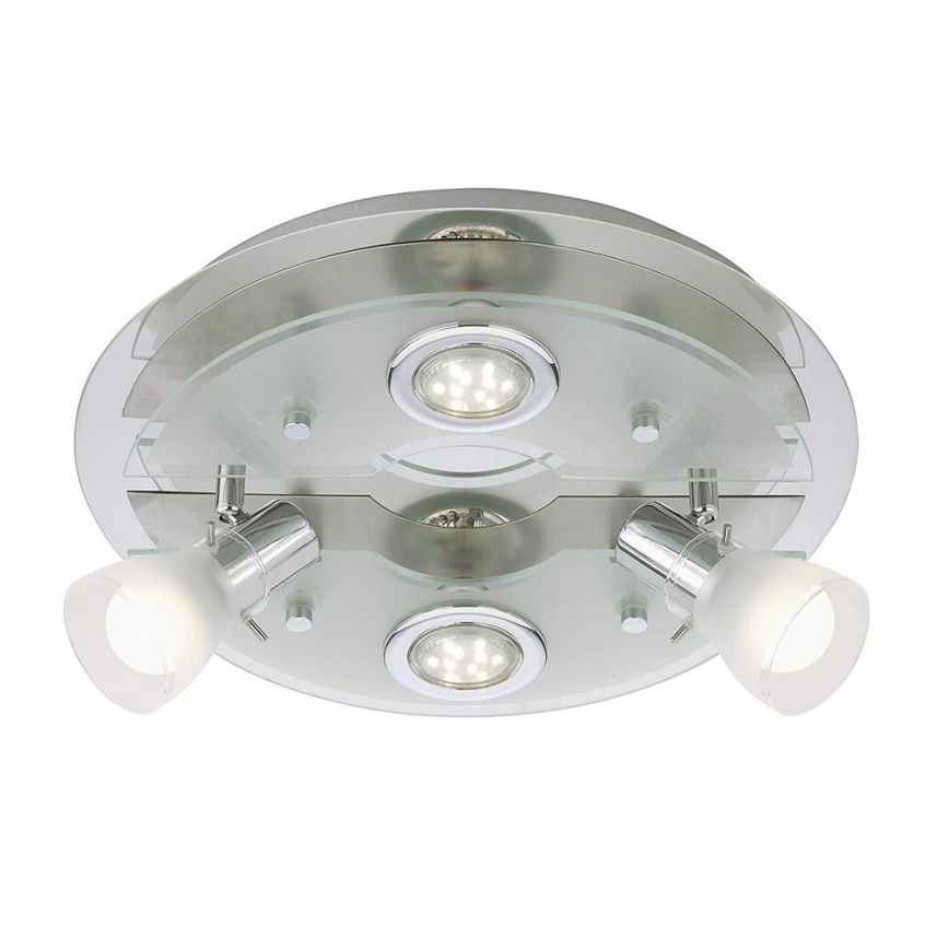 Briloner 3560-042 - LED Stropní bodové svítidlo VASO 2xGU10/3W + 2xE14/3,2W/230V