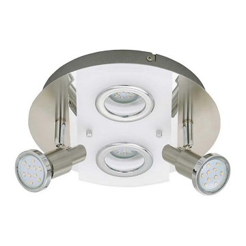 Briloner 3594-042 - LED Stropní svítidlo RIPOSO 2xLED/5W/230V + 2xGU10/3W