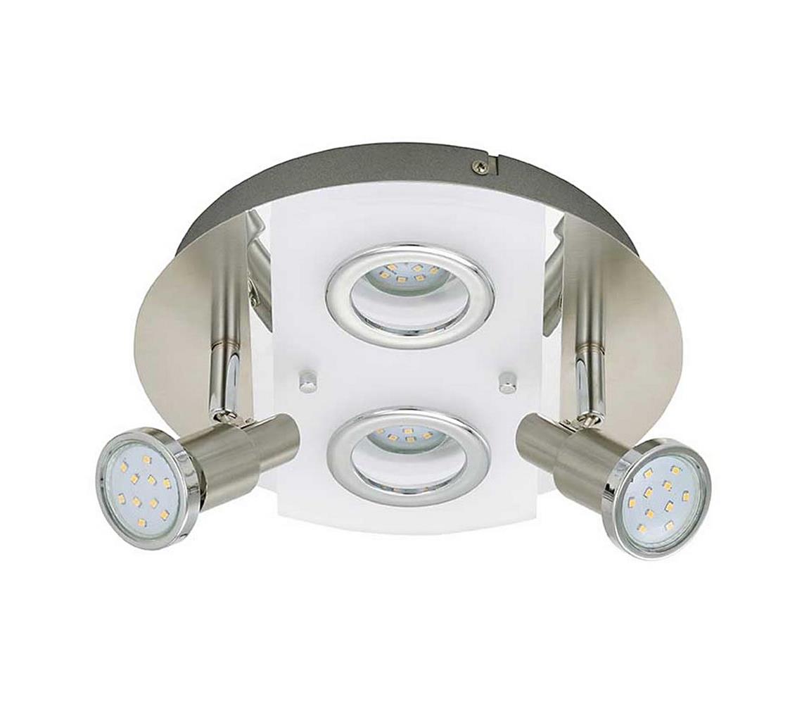 Briloner Briloner 3594-042 - LED Stropní svítidlo RIPOSO 2xLED/5W/230V + 2xGU10/3W BL0723