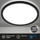 Briloner 3642-415 - LED Koupelnové stropní svítidlo SLIM LED/19W/230V pr. 29 cm IP44 černá