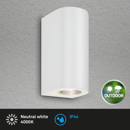 Briloner 3648-026 - LED Venkovní nástěnné svítidlo UP&DOWN 2xGU10/4,7W/230V IP44