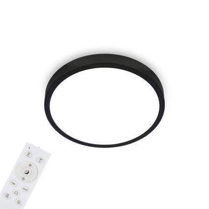Briloner 3709-015 - LED RGBW Stmívatelné stropní svítidlo LED/22W/230V 4000K pr. 38 cm černá + dálkové ovládání