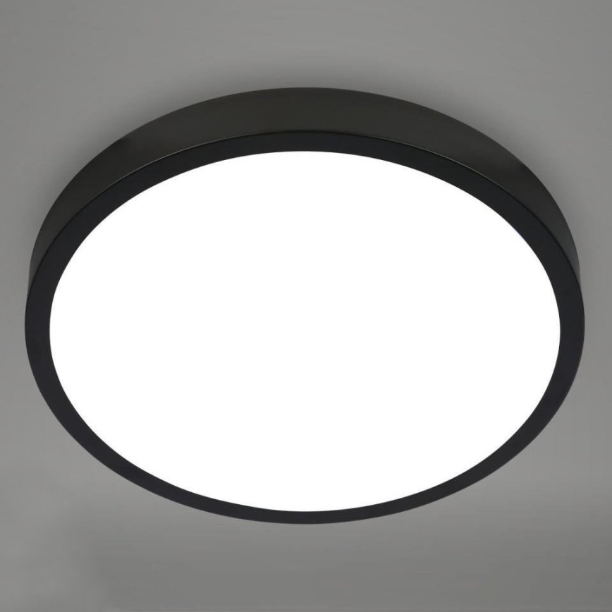 Briloner 3709-015 - LED RGBW Stmívatelné stropní svítidlo LED/22W/230V 4000K pr. 38 cm černá + dálkové ovládání