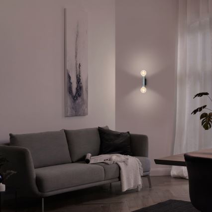 Briloner 3710-024 - Nástěnné svítidlo 2xE27/10W/230V