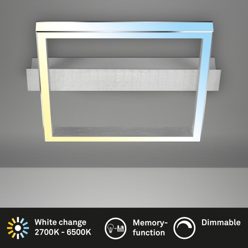 Briloner 3760-019 - LED Stmívatelné stropní svítidlo FRAME LED/23W/230V 2700-6500K 42x36 cm + dálkové ovládání