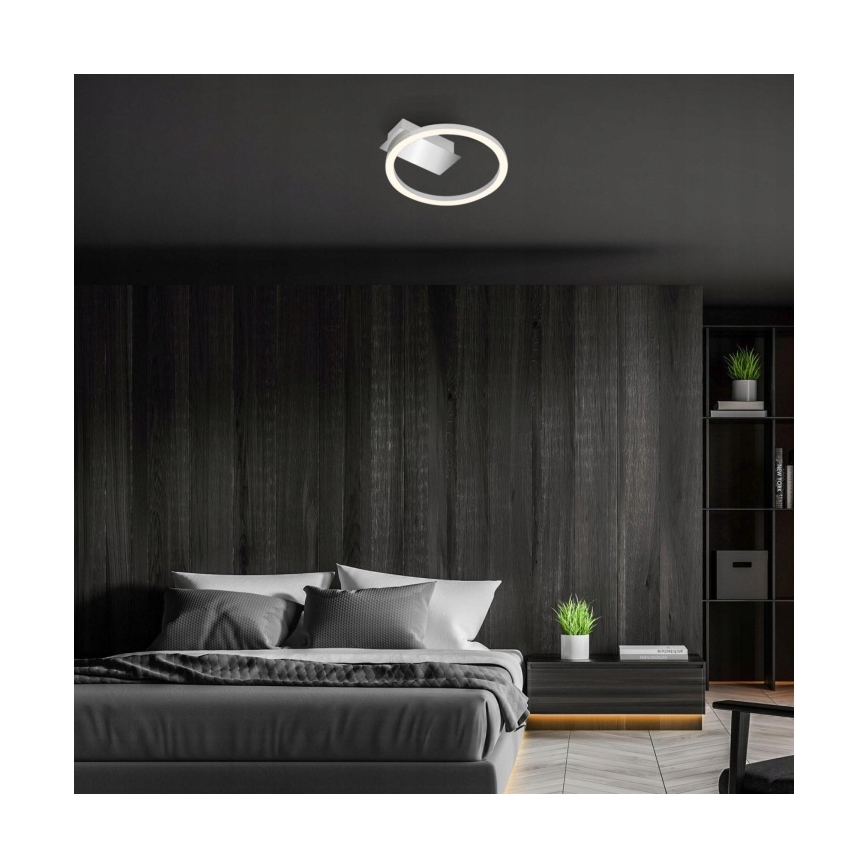 Briloner 3778-014 - LED Stropní svítidlo FRAME LED/5W/230V pr. 20 cm matný chrom