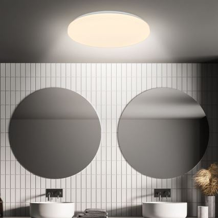 Briloner 3827-016 - LED Koupelnové stropní svítidlo se senzorem WALK LED/13W/230V IP54 pr. 27 cm bílá