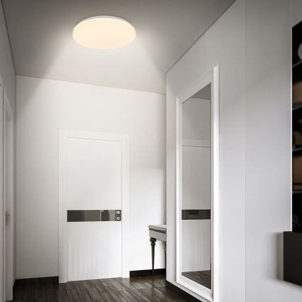 Briloner 3827-016 - LED Koupelnové stropní svítidlo se senzorem WALK LED/13W/230V IP54 pr. 27 cm bílá