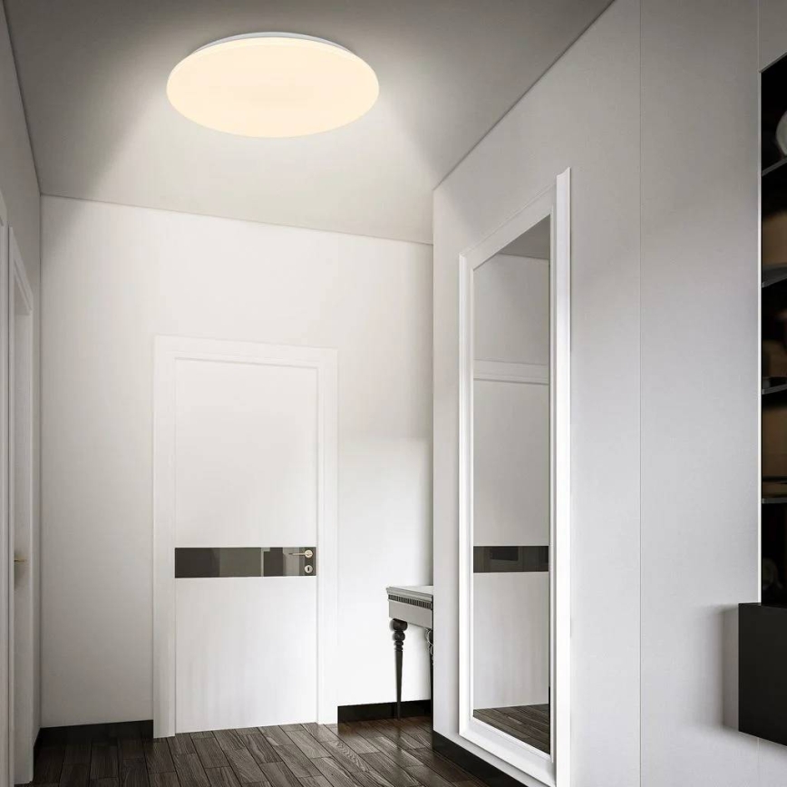 Briloner 3828-016 - LED Koupelnové stropní svítidlo se senzorem pohybu WALK LED/24W/230V IP54 pr. 35 cm bílá