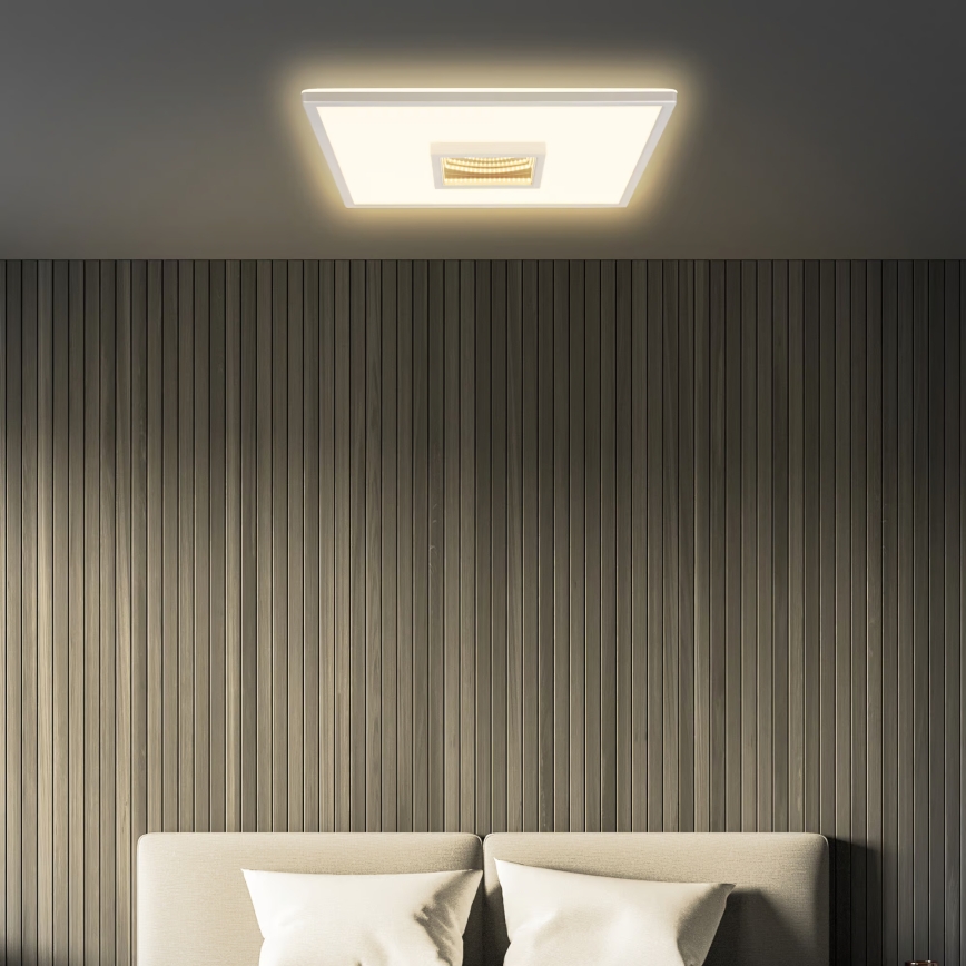 Briloner 3848014 - LED Stropní svítidlo TORO LED/18W/230V 42x42 cm matný chrom