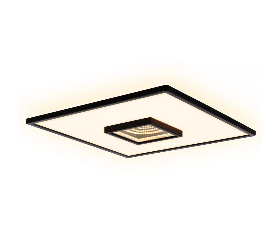 Briloner 3848015 - LED Stropní svítidlo TORO LED/18W/230V 42x42 cm černá 3848015