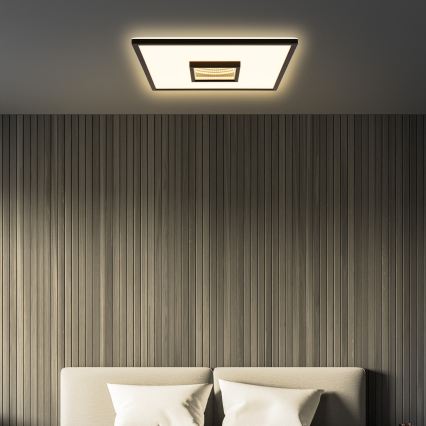 Briloner 3848015 - LED Stropní svítidlo TORO LED/18W/230V 42x42 cm černá