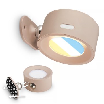 Briloner 3896011 - LED Stmívatelné nabíjecí nástěnné svítidlo TARI LED/1,6W/5V 1500 mAh béžová
