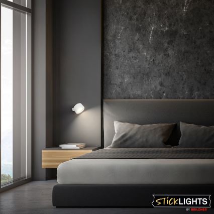 Briloner 3896016 - LED Stmívatelné nabíjecí nástěnné svítidlo TARI LED/1,6W/5V 1500 mAh bílá