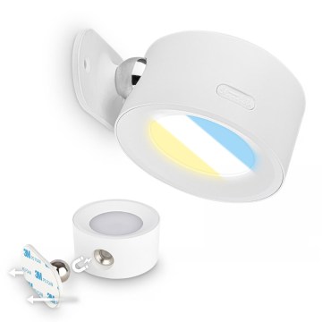 Briloner 3896016 - LED Stmívatelné nabíjecí nástěnné svítidlo TARI LED/1,6W/5V 1500 mAh bílá