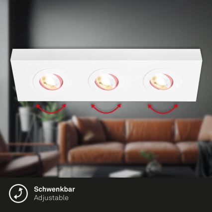 Briloner 3996036 - LED Bodové svítidlo CTS 3xLED/4W/230V 2700/4000K bílá