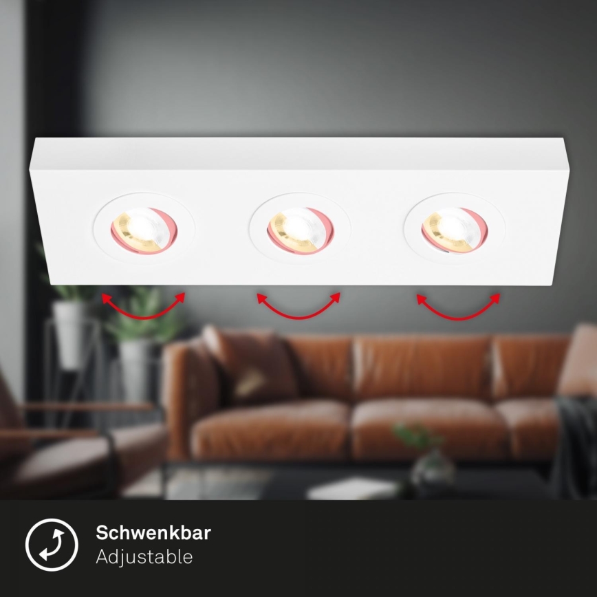 Briloner 3996036 - LED Bodové svítidlo CTS 3xLED/4W/230V 2700/4000K bílá