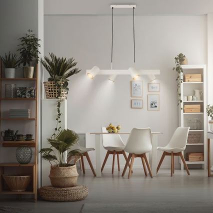 Briloner 4058044 - Lustr na lanku ERA 4xGU10/10W/230V krémová