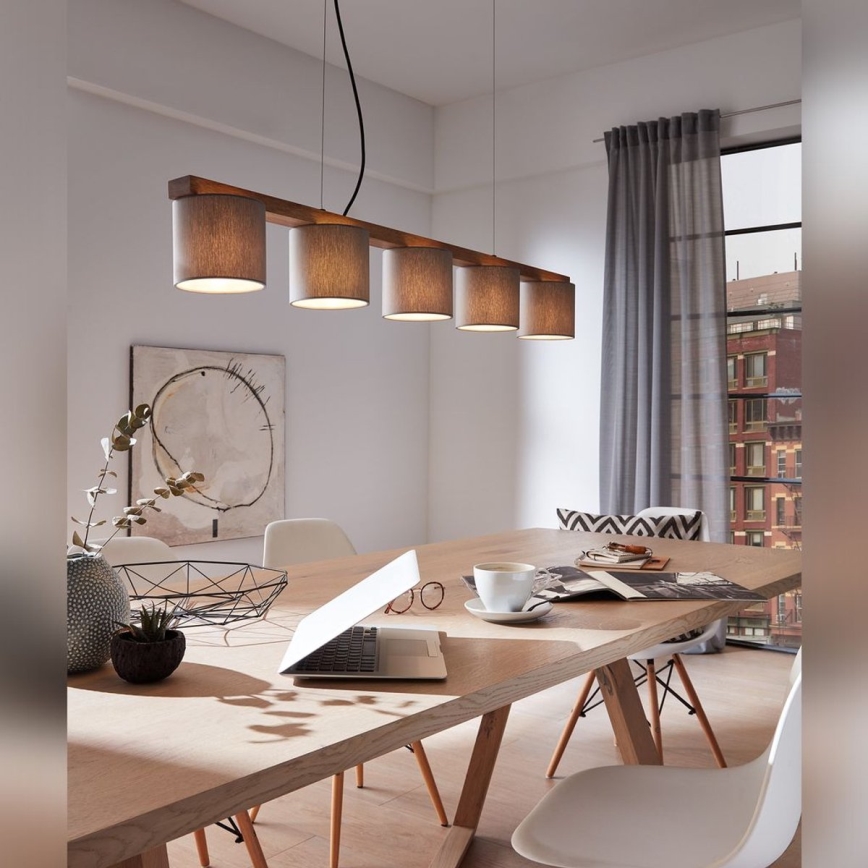 Briloner 4075-054 - Lustr na lanku 5xE14/25W/230V