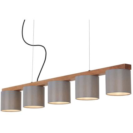 Briloner 4075-054 - Lustr na lanku 5xE14/25W/230V