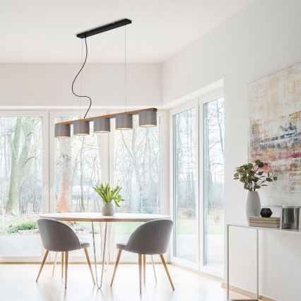 Briloner 4075-054 - Lustr na lanku RHON 5xE14/25W/230V