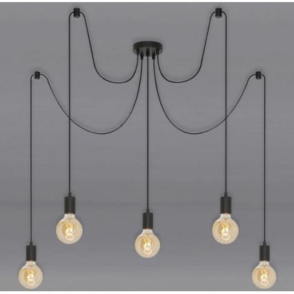 Briloner 4104-055 - Lustr na lanku 5xE27/60W/230V