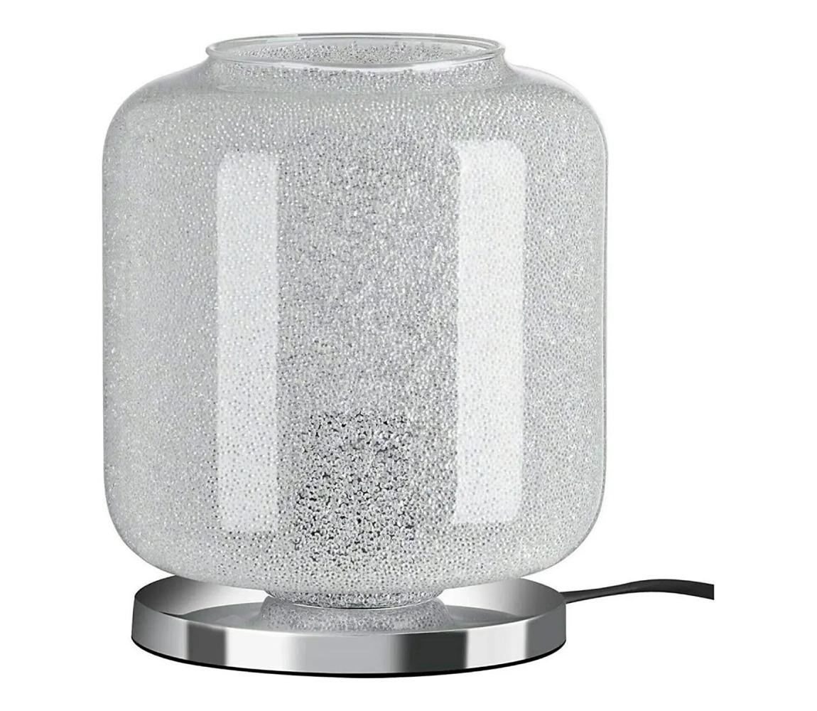 Briloner 7011-018 - Stolní lampa COLD 1xE27/40W/230V čirá/lesklý chrom 7011-018 Lesklý chrom,Čirá