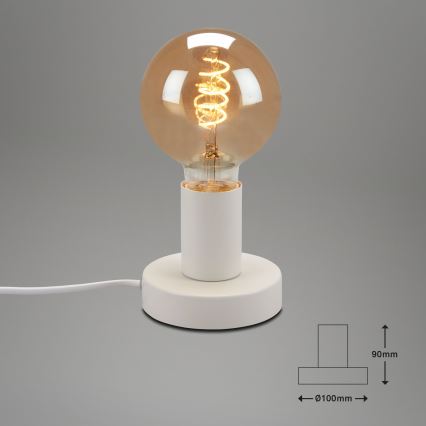 Briloner 7023-016 - Stolní lampa TEEPU 1xE27/10W/230V bílá