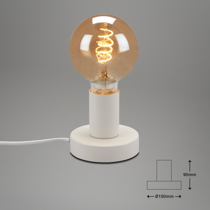 Briloner 7023-016 - Stolní lampa TEEPU 1xE27/10W/230V bílá