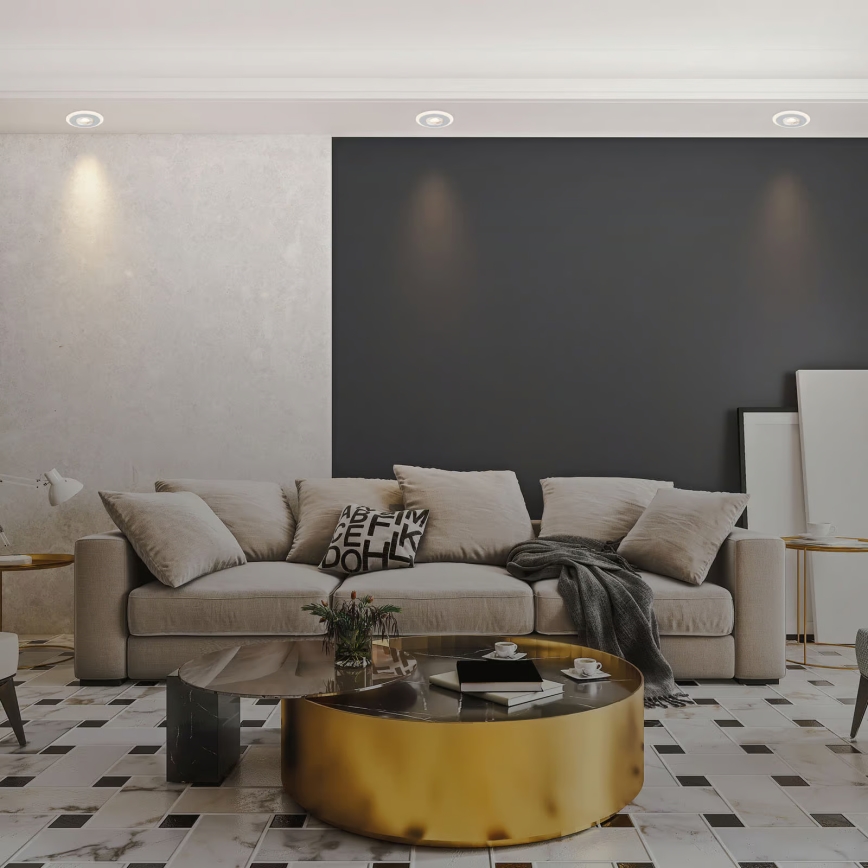 Briloner 7039034 - SADA 3xLED Koupelnové podhledové svítidlo 3xLED/5W/230V IP44 matný chrom