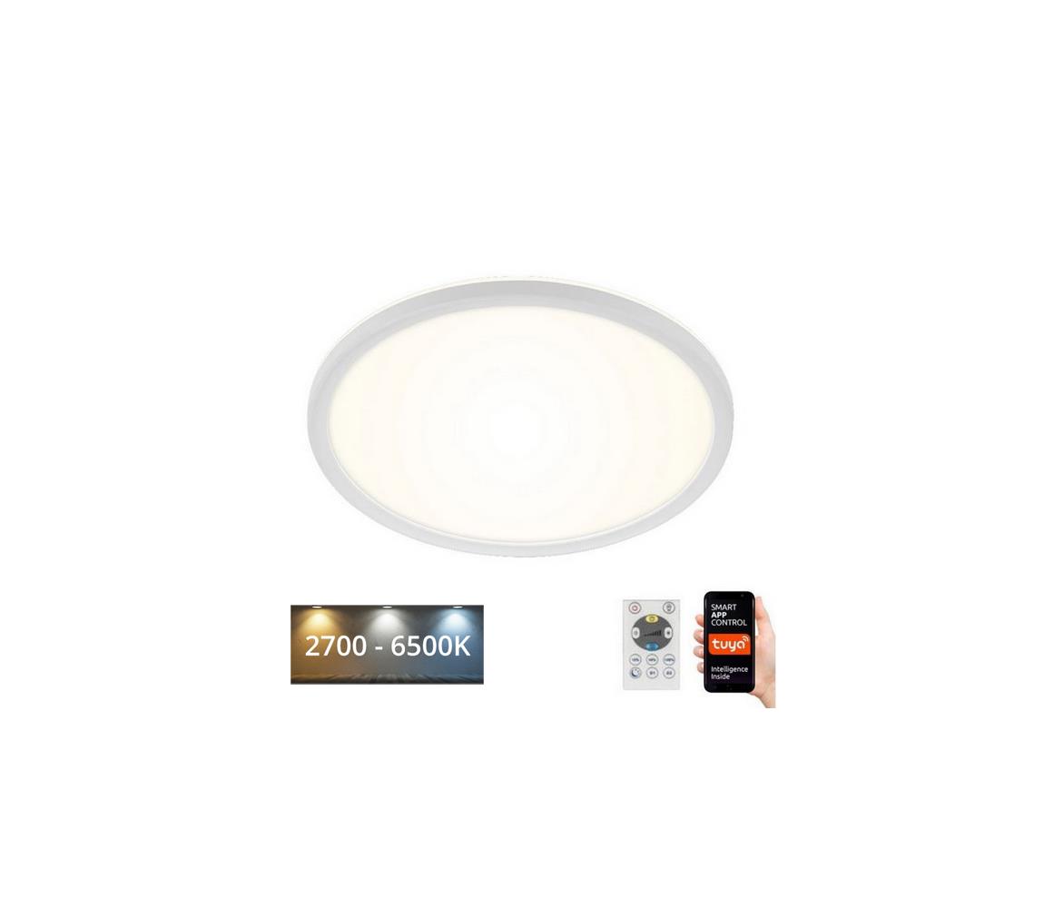 Briloner Briloner 7058-016 - LED Stmívatelné svítidlo SLIM LED/18W/230V Wi-Fi Tuya + DO BL1199