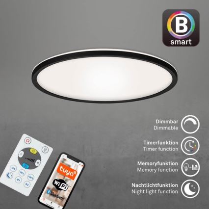 Briloner 7059-015 - LED Stmívatelné stropní svítidlo SLIM LED/22W/230V 2700-6500K Wi-Fi Tuya + dálkové ovládání